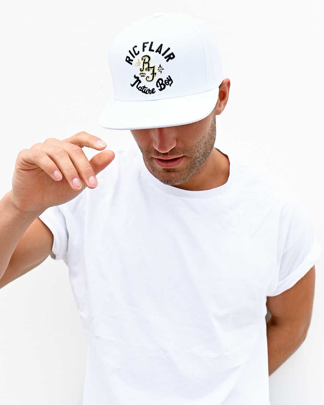 Ric Flair Nature Boy White Snapback Hat - Roots of Fight