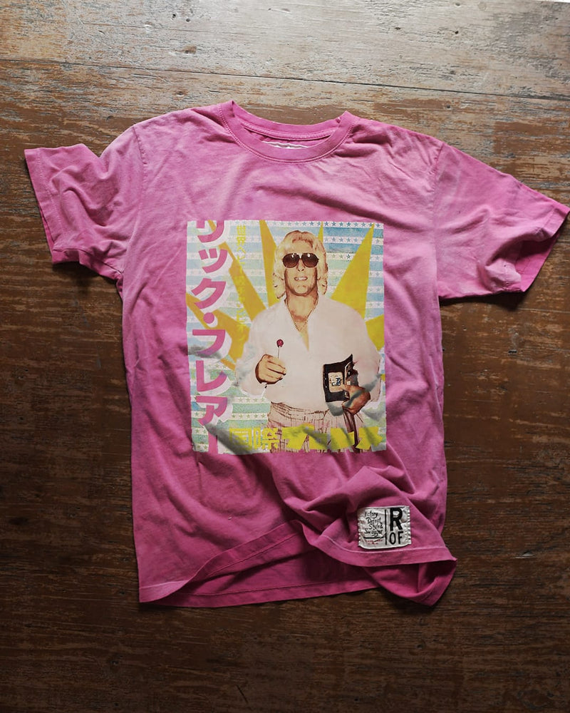 Ric Flair Photo Pink Tee