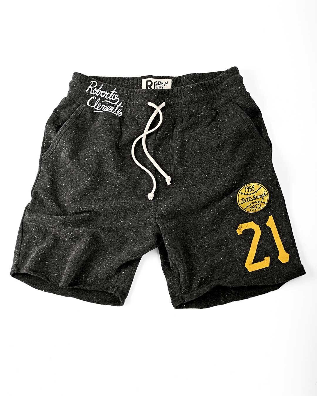 Roberto Clemente #21 Black Shorts - Roots of Fight Canada
