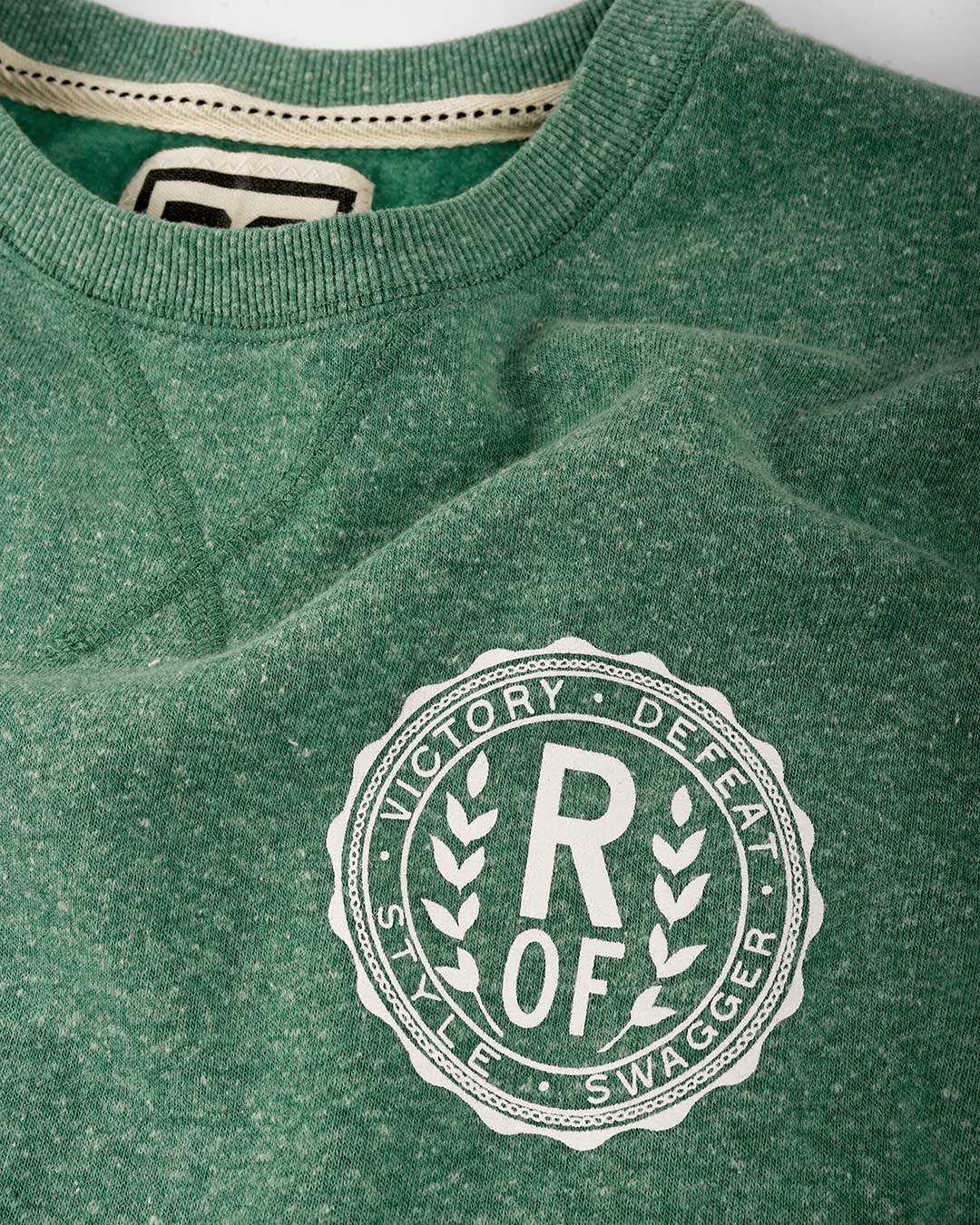 ROF Crest Green Sweatshirt - Roots of Fight Canada