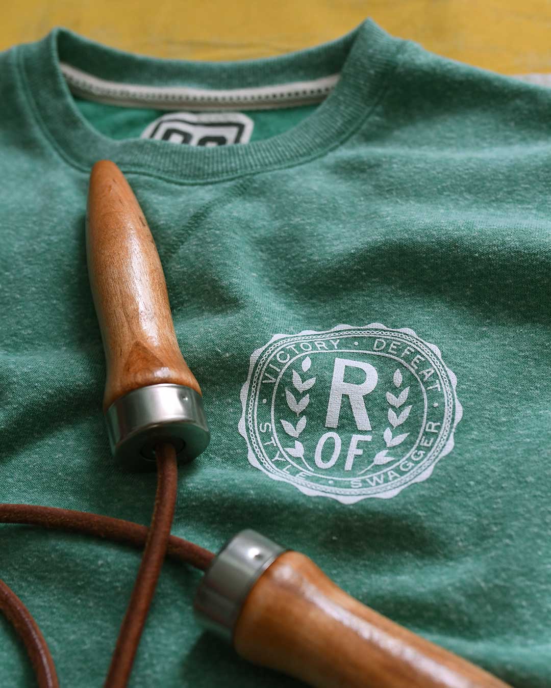 ROF Crest Green Sweatshirt - Roots of Fight Canada