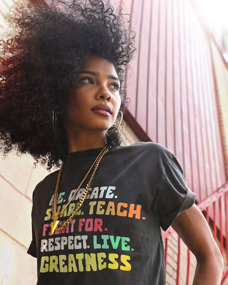 ROF Culture of Greatness Women's Black Tee