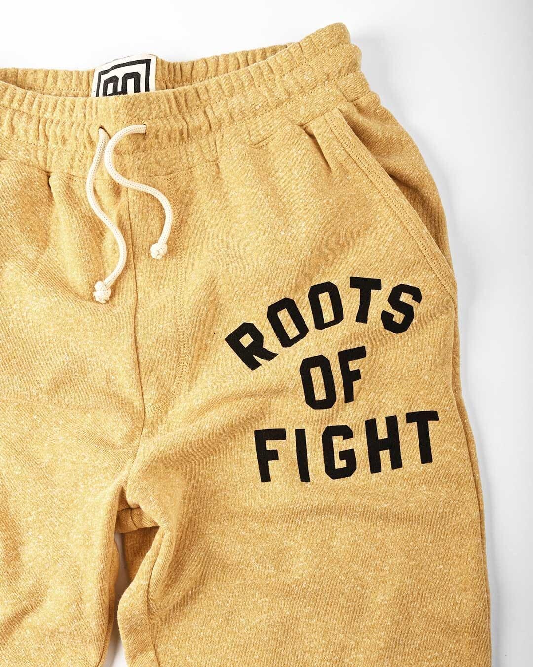 Roots of Fight Super Soft Yellow Sweatpants - Roots of Fight