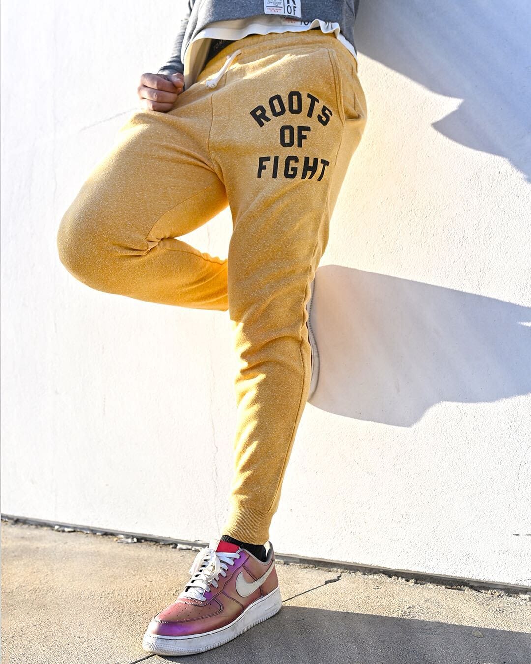 Roots of Fight Super Soft Yellow Sweatpants - Roots of Fight