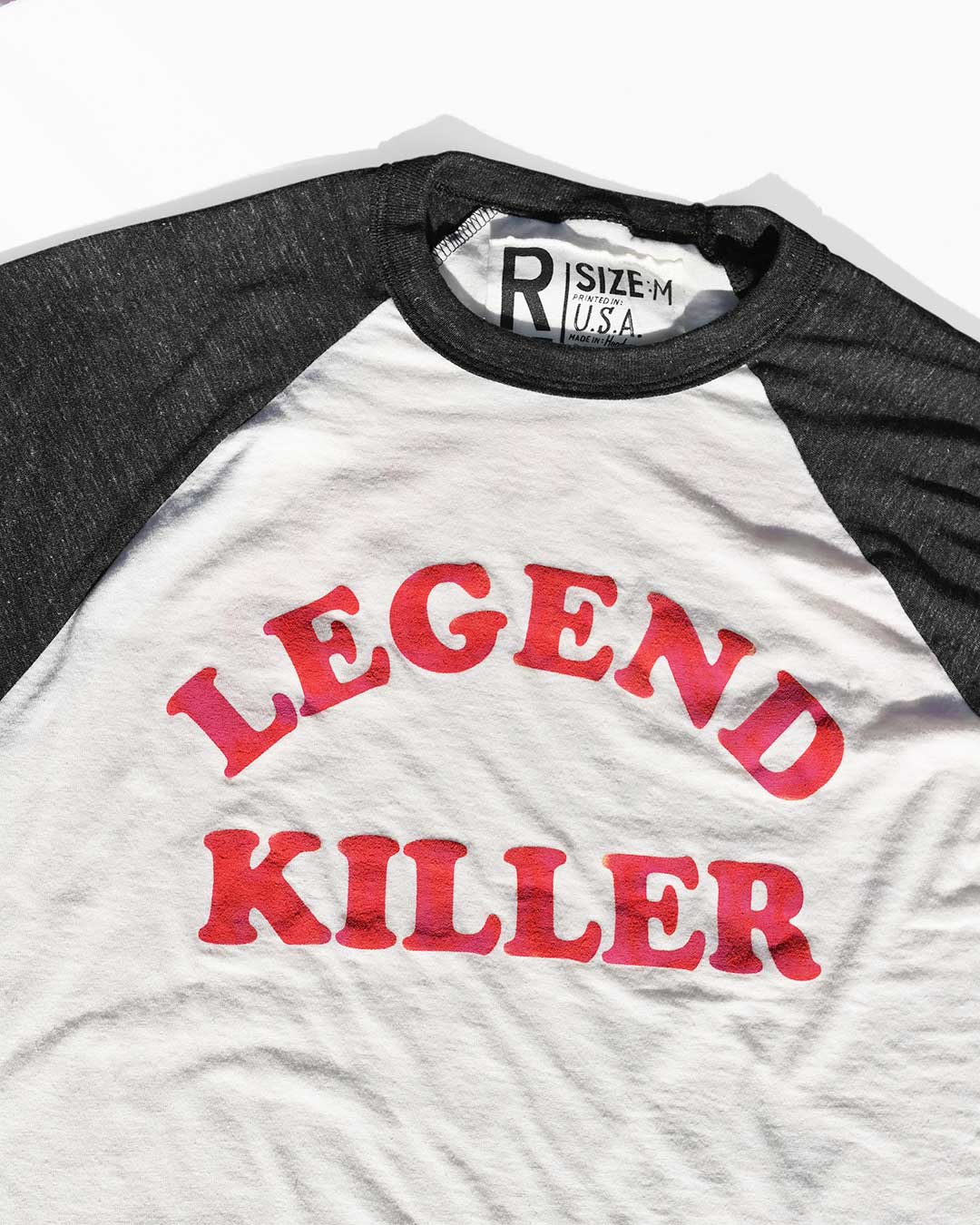 Rowdy Roddy Piper Legend Killer Black Raglan - Roots of Fight Canada