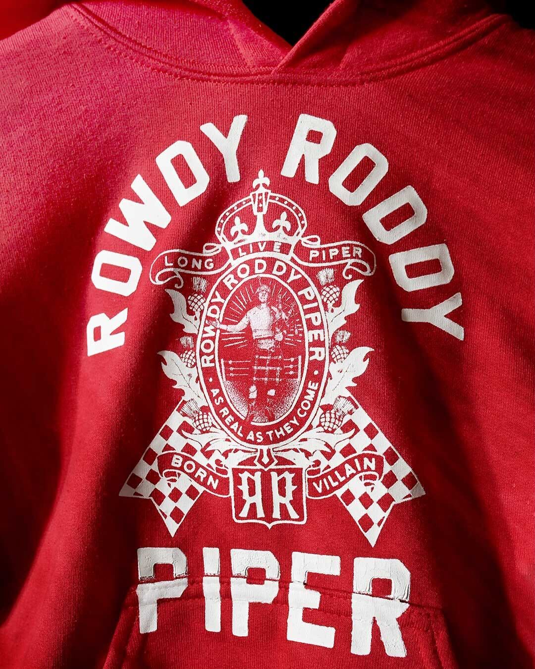 Rowdy Roddy Piper Red Kid&#39;s Hoody - Roots of Fight