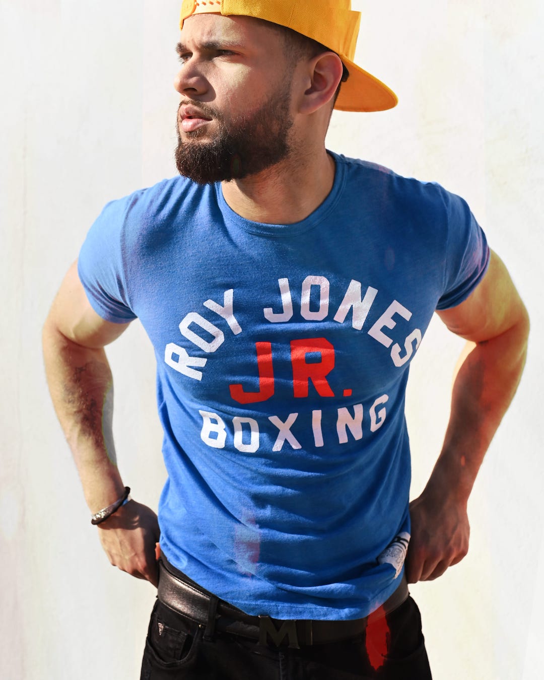 Roy Jones Jr. USA Boxing Blue Tee - Roots of Fight