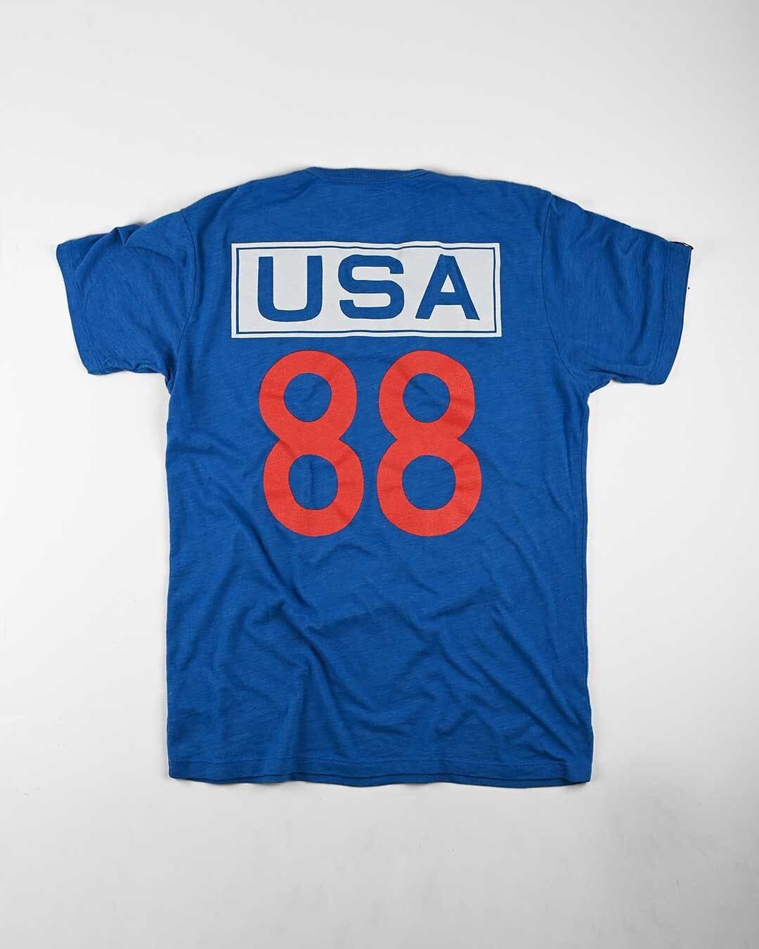 Roy Jones Jr. USA Boxing Blue Tee - Roots of Fight