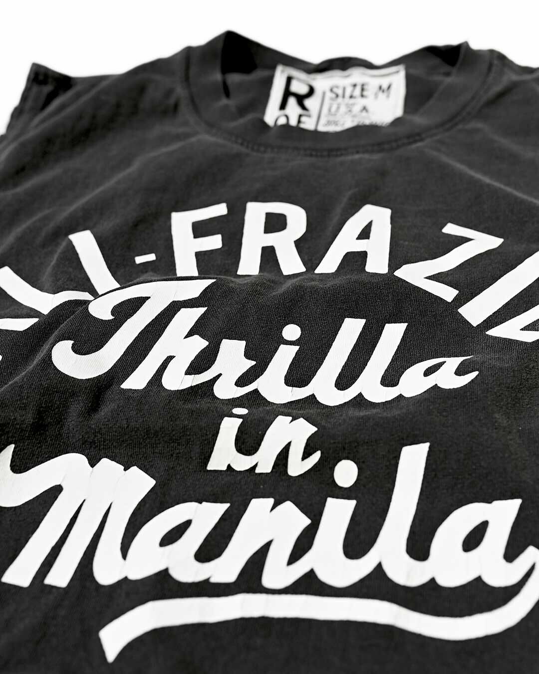 Thrilla in Manila Black Muscle Tee - Roots of Fight Canada
