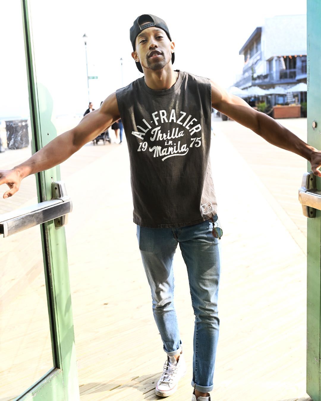 トップス Roots of Fight Thrilla Anniversary Tank Roots of Fight Joe Frazier Thrilla Anniversary Shirt