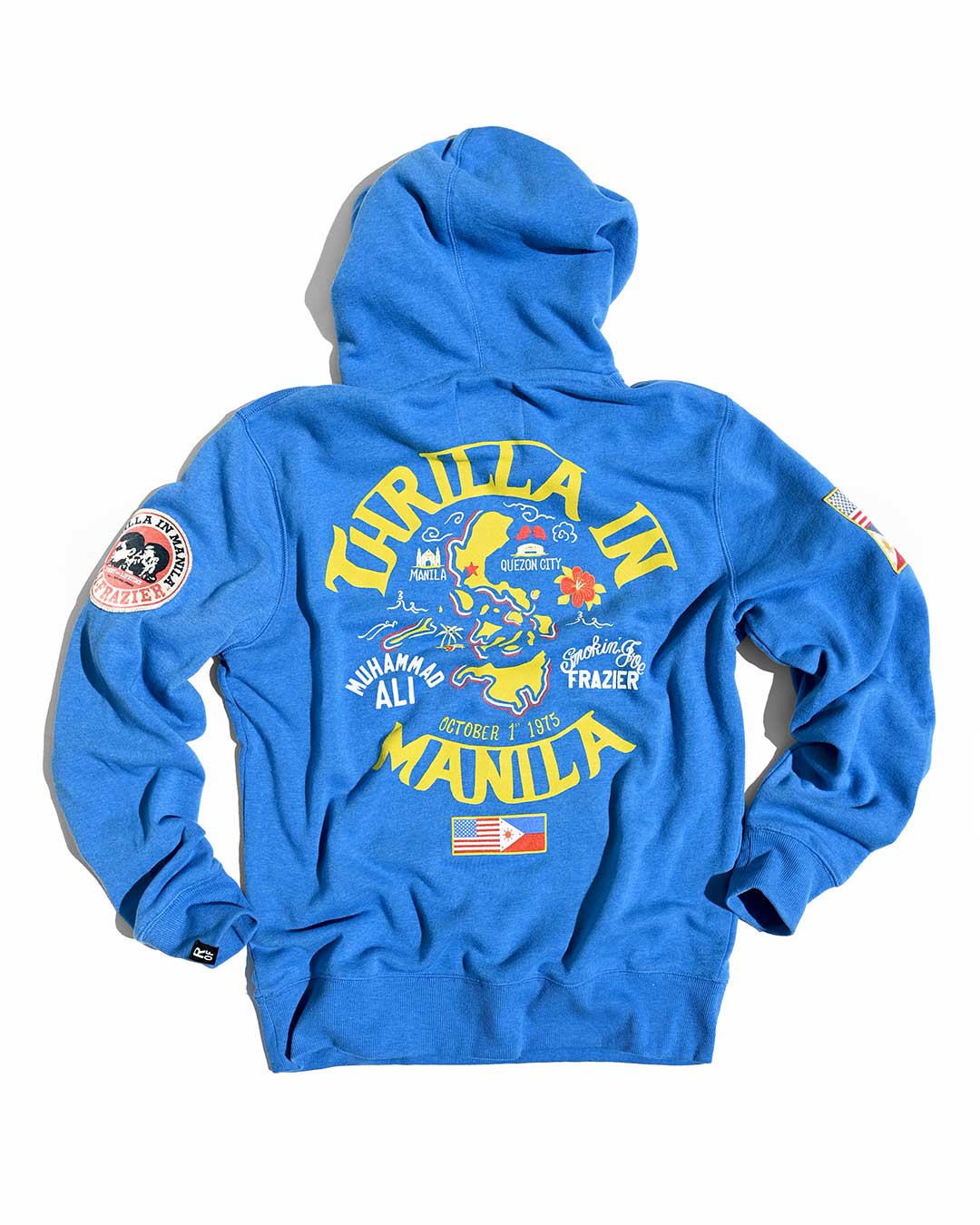 Thrilla in Manila Blue PO Hoody - Roots of Fight Canada