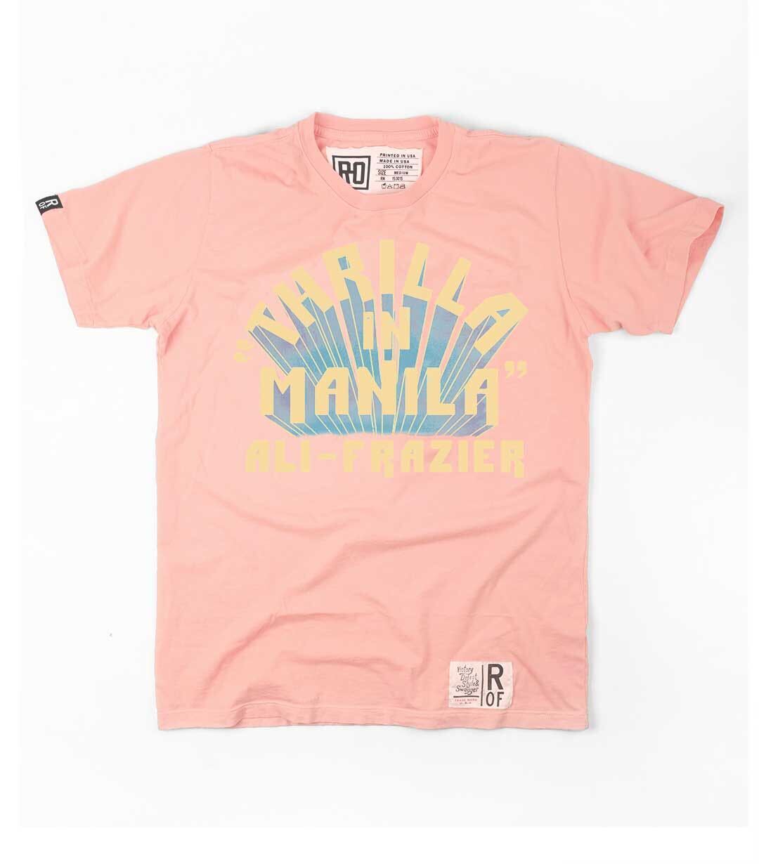 Thrilla in Manila Coral Tee - Roots of Fight Canada