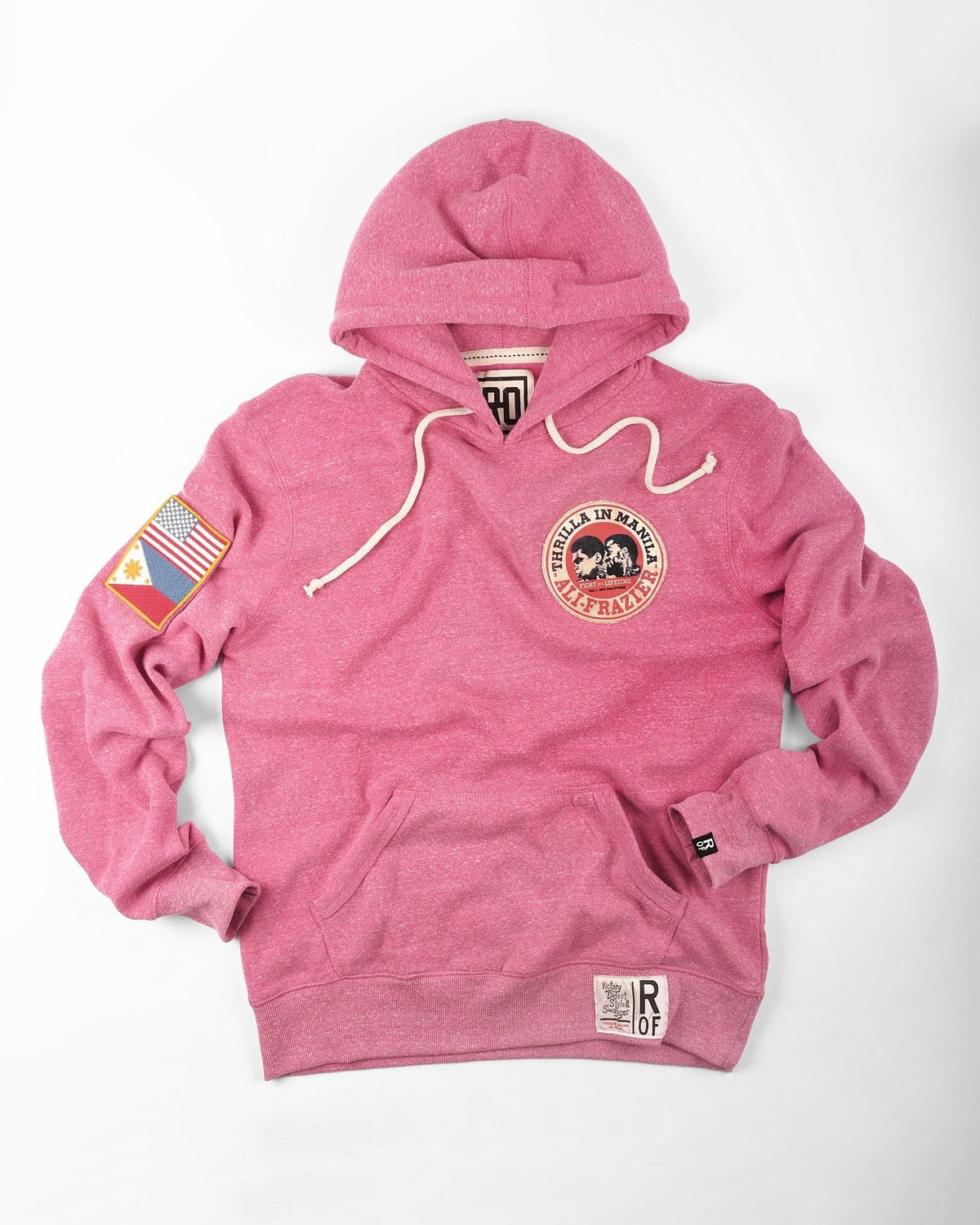 Thrilla in Manila Pink PO Hoody - Roots of Fight Canada