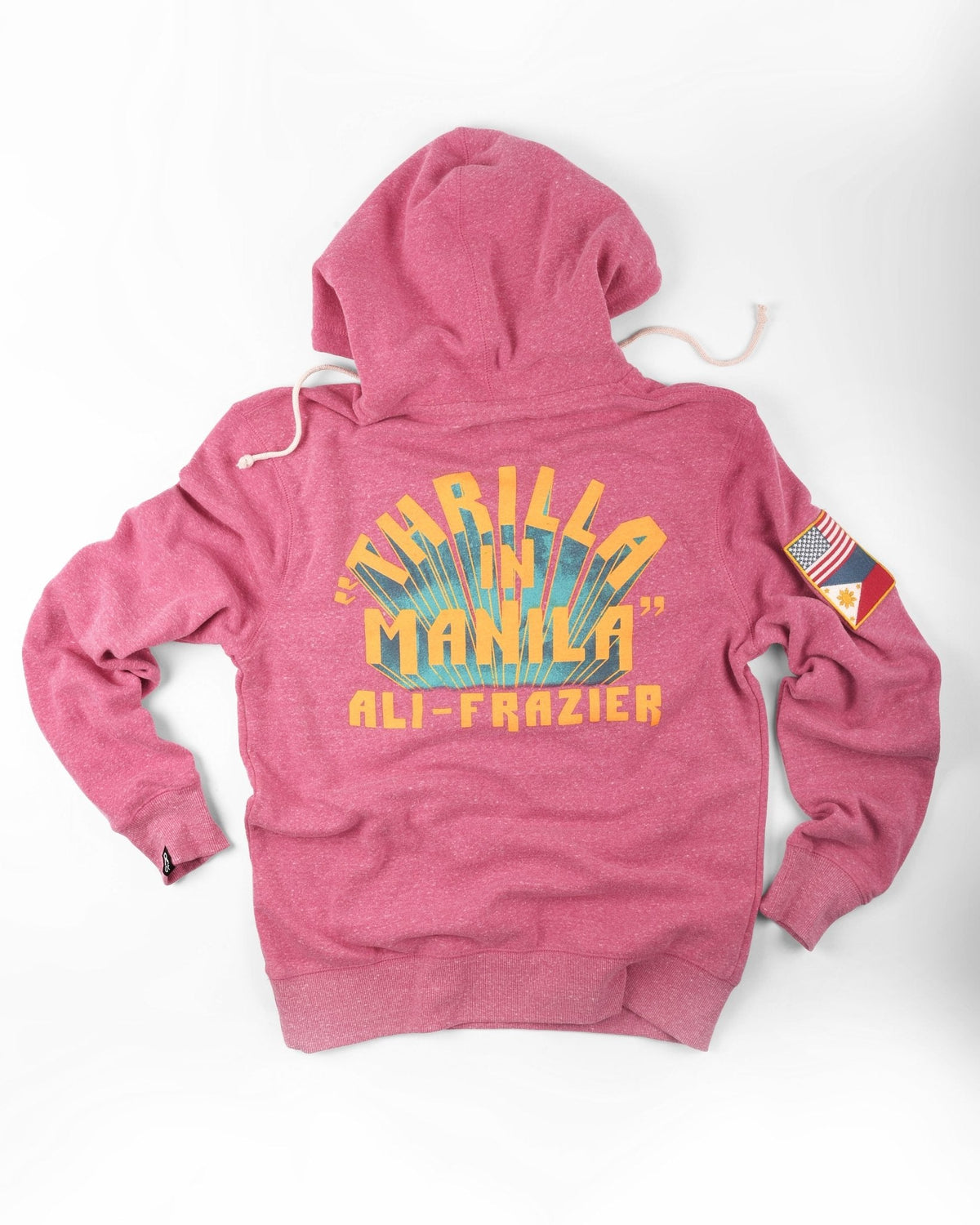 Thrilla in Manila Pink PO Hoody - Roots of Fight Canada
