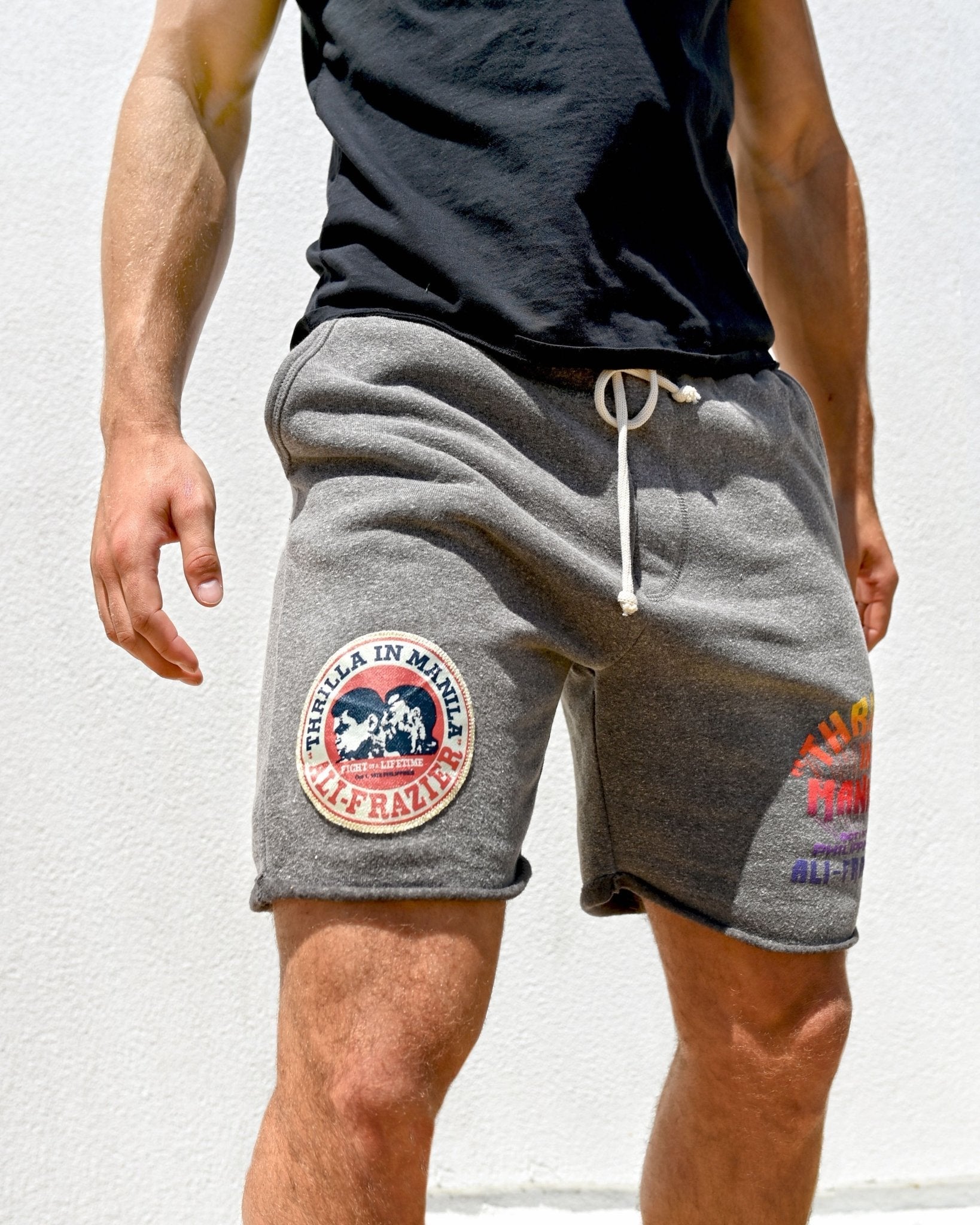 Roots of Tribute Fight Manila - Shorts in Grey Thrilla
