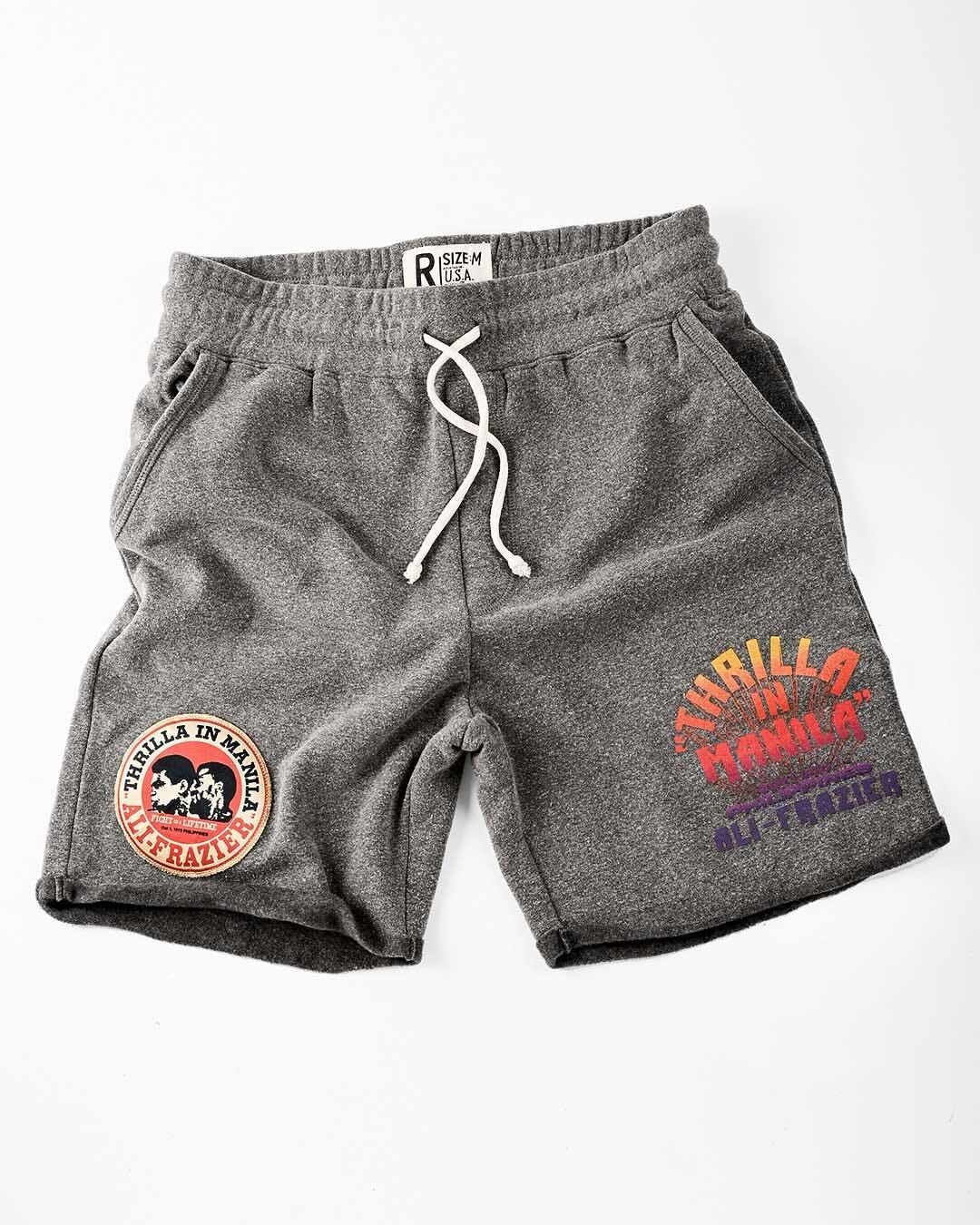 Thrilla in Manila Tribute Grey Shorts - Roots of Fight