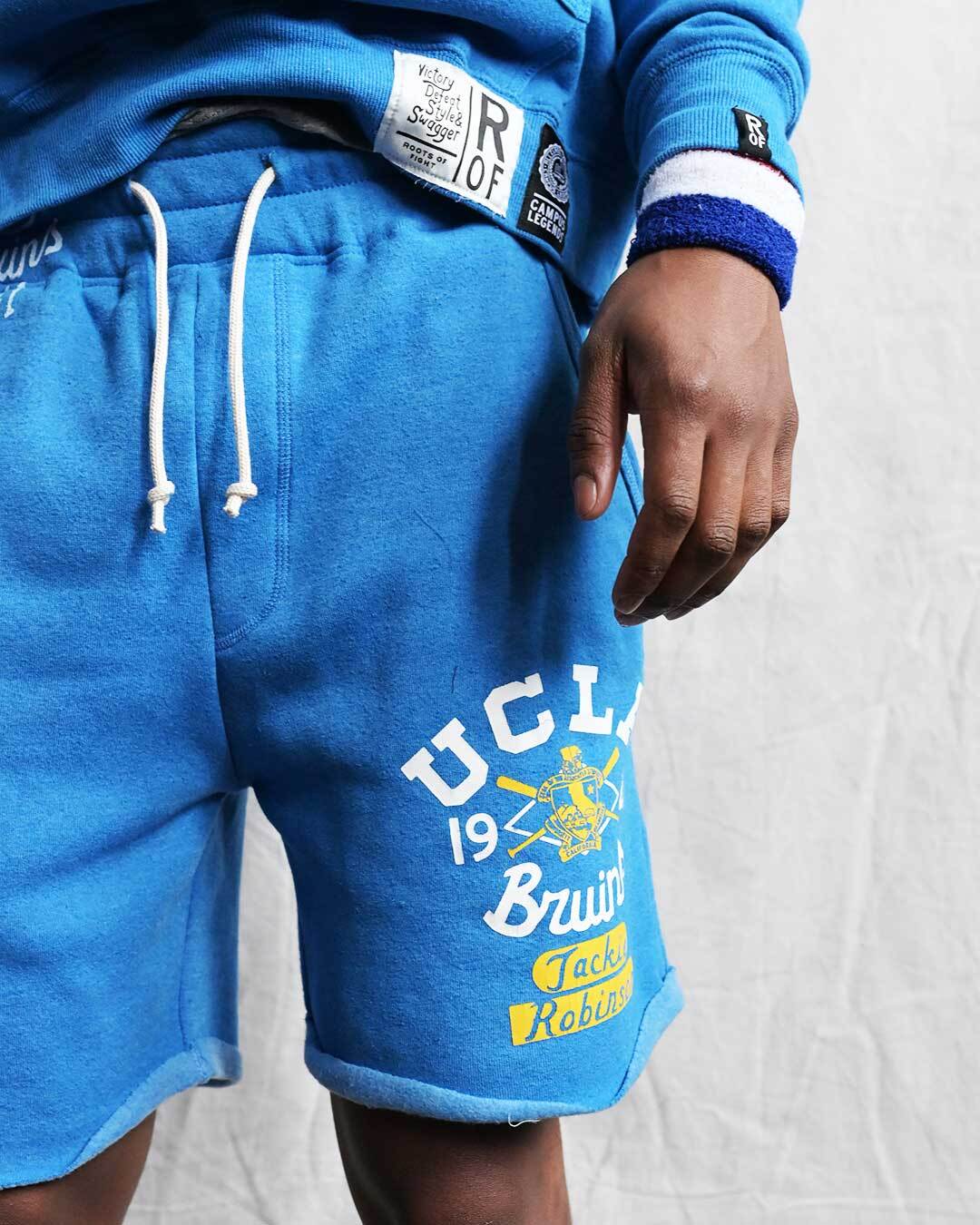 UCLA - Jackie Robinson Baseball Blue Shorts - Roots of Fight