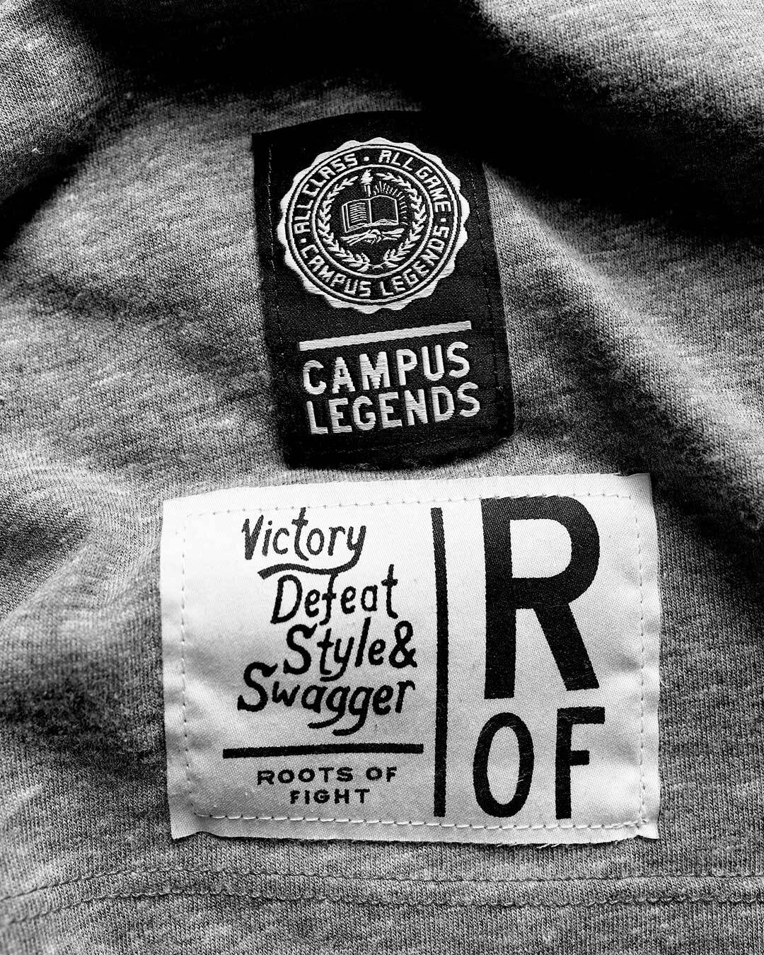UCLA - Jackie Robinson Baseball Grey Tee - Roots of Fight