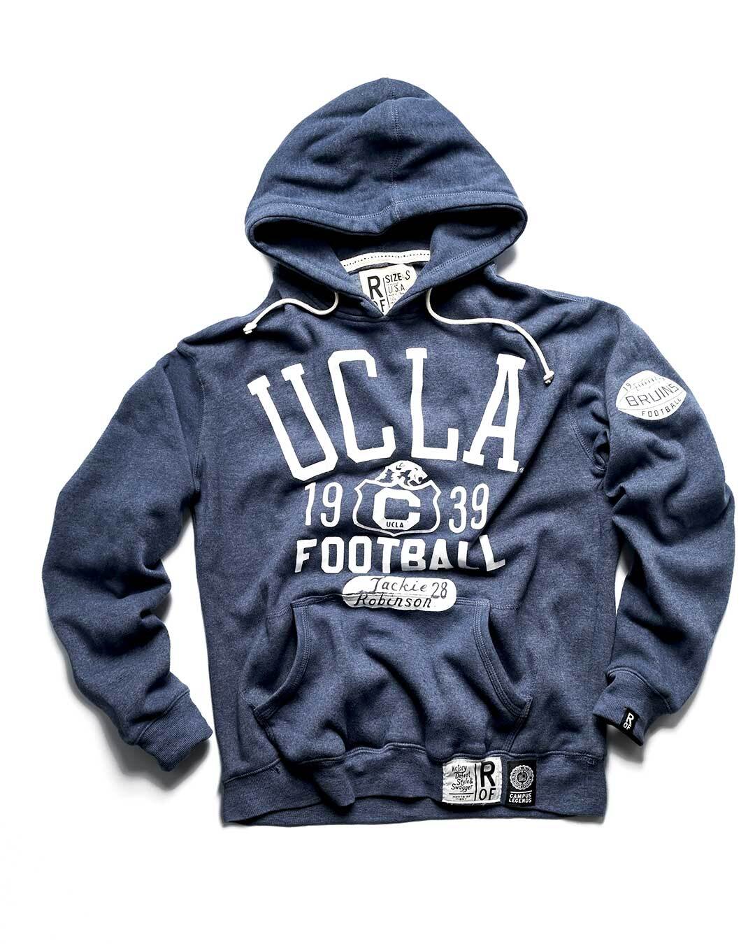 UCLA - Jackie Robinson Football Navy PO Hoody - Roots of Fight