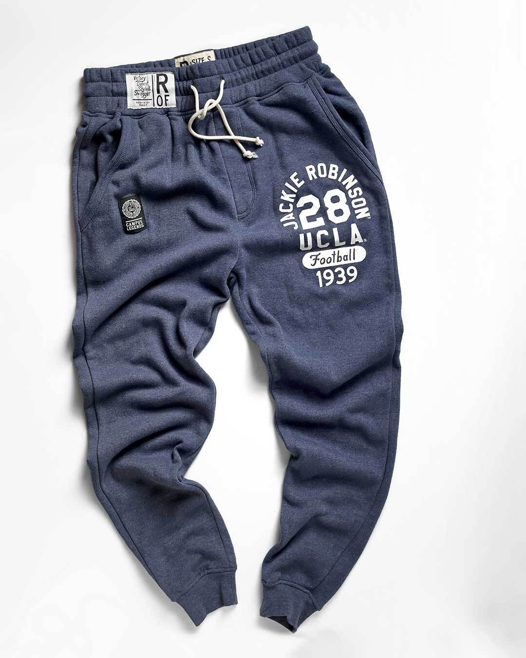 UCLA - Jackie Robinson Football Navy Sweatpants - Roots of Fight
