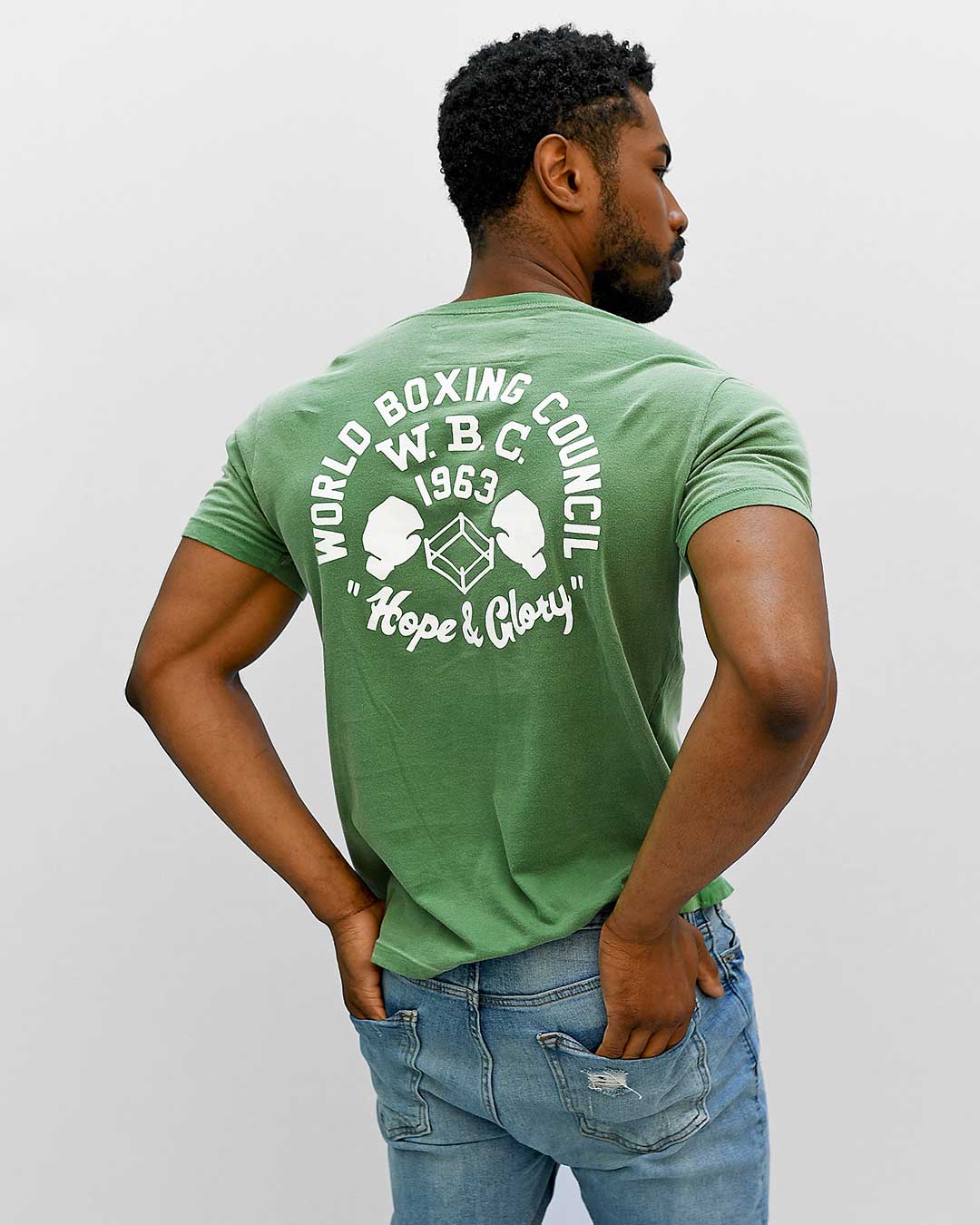 WBC 1963 Hope & Glory Green Tee - Roots of Fight