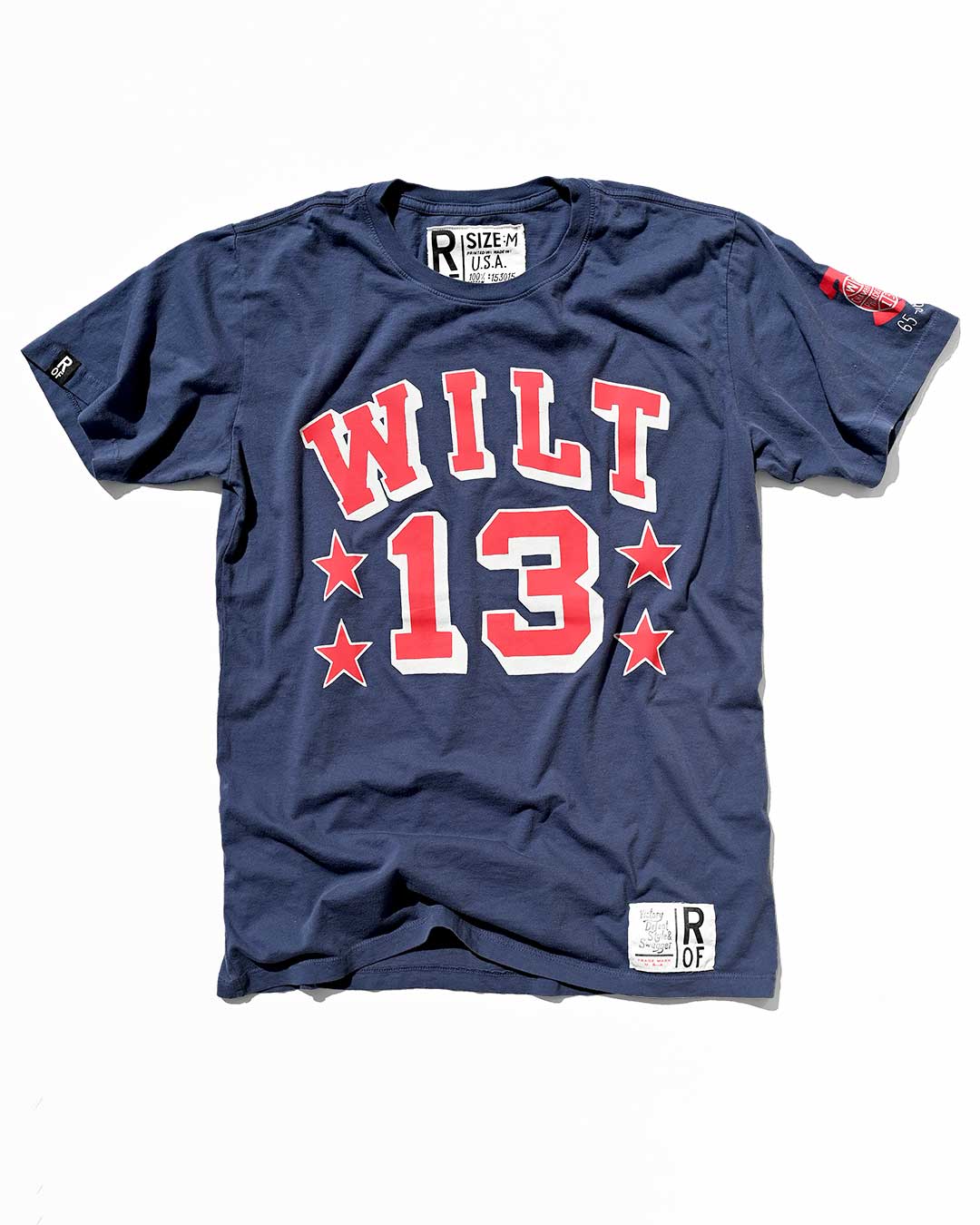 Wilt Chamberlain #13 Navy Tee - Roots of Fight Canada