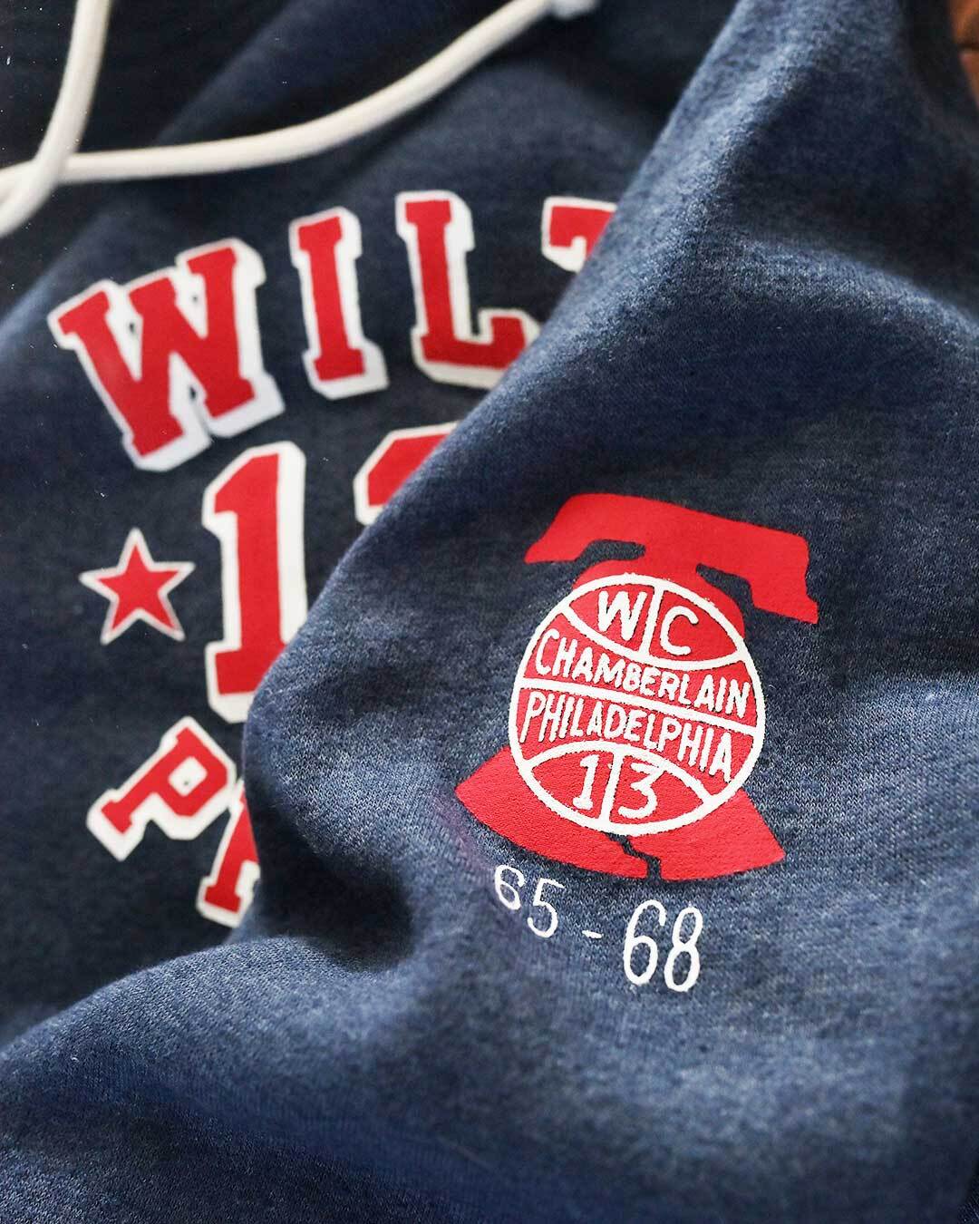 Wilt Chamberlain #13 Philly Navy PO Hoody - Roots of Fight