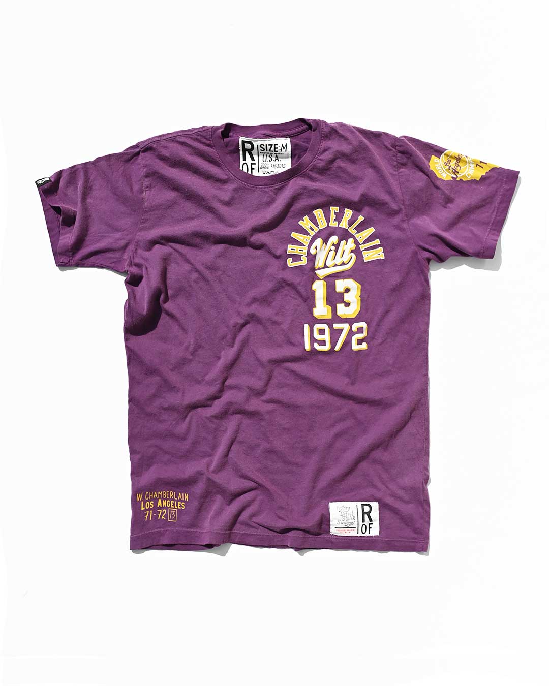 Wilt Chamberlain #13 Purple Tee - Roots of Fight Canada